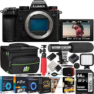 Panasonic E10PNDCS5BODY Lumix S5 4K Mirrorless Camera
