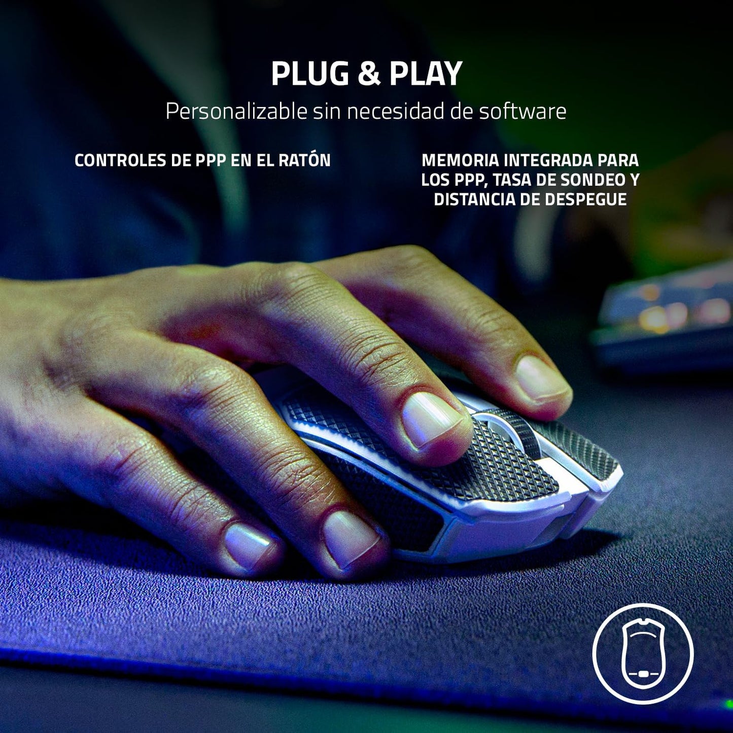 Razer RZ01-04390200-R3U1 Viper V2 Pro Hyperspeed Wireless Gaming Mouse