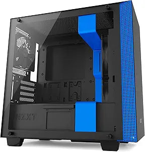NZXT CA-H400B-BL H400 MicroATX Gaming Case Black/Blue — main product image