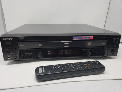 Sony RCD-W10 Dual CD Recorder Player Deck