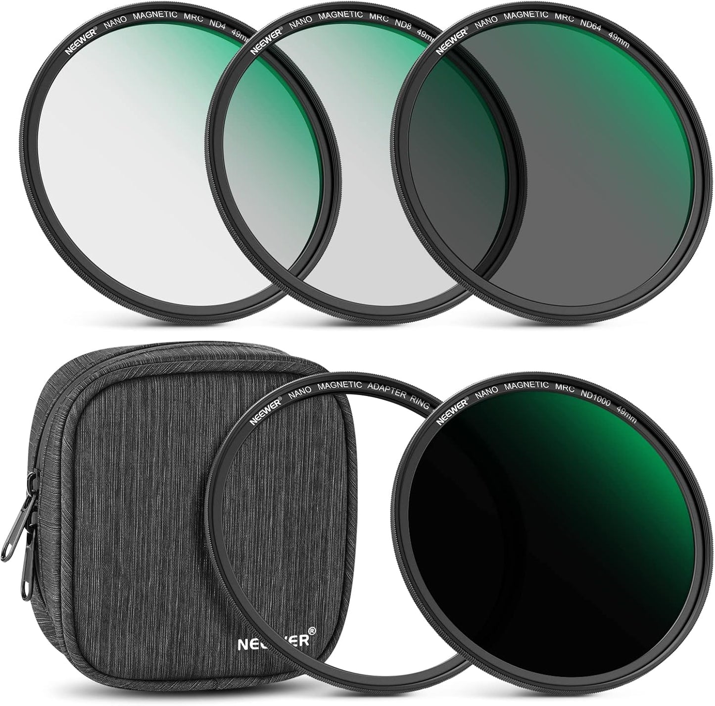 Neewer 49 mm Magnetic ND Filter Set