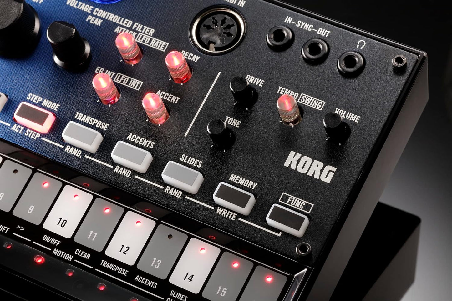 Korg VOLCA-NUBASS Vacuum Tube Analog Bass Synthesizer