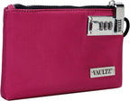 Vaultz Money Bag with Lock - 5x7 Inch - Berry