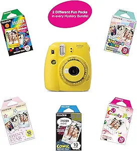 Fujifilm Instax Mini 9 Instant Camera - Yellow — main product image