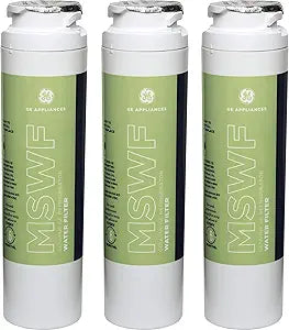 GE MSWF Refrigerator Water Filter 3-Pack SmartWater