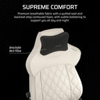Corsair CF-9010067-WW TC500 Luxe Gaming Chair Fabric Frost