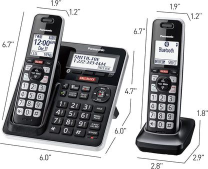 Panasonic KX-TGF975B Cordless Phone System 5 Handsets