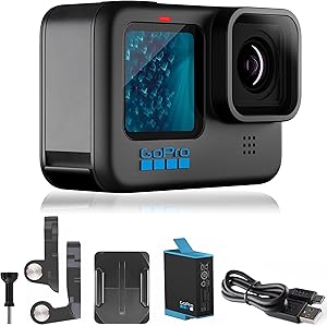 GoPro hero11 Black 5.3K Waterproof Action Camera - Renewed