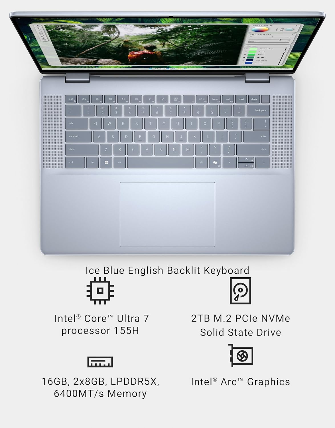 Dell Inspiron 16 7640 2-in-1 Laptop Intel Ultra 7 Touch