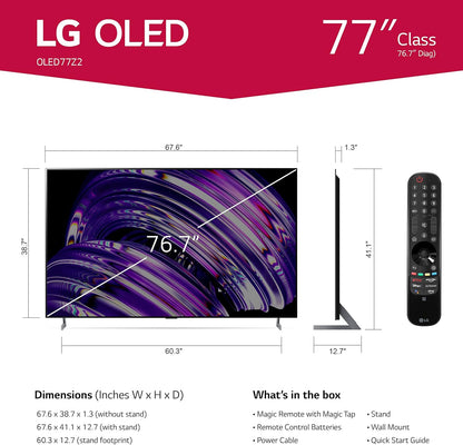 LG OLED77Z2PUA 77" 8K Smart OLED TV Alexa Built-in