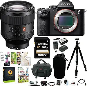Sony ILCE7SM2/B Alpha a7SII with FE 85mm Lens Bundle