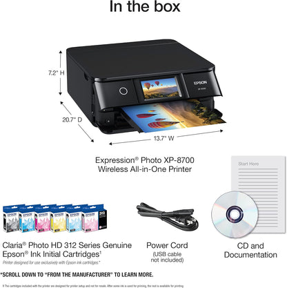 Epson XP-8700 Expression Photo All-in-One Printer