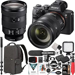 Sony E40SNILCE7RM3ABX1 a7R III Camera 24-105mm Lens Bundle