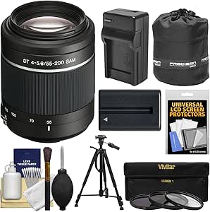 Sony K-83513-07 Alpha 55-200mm Lens Kit A-Mount