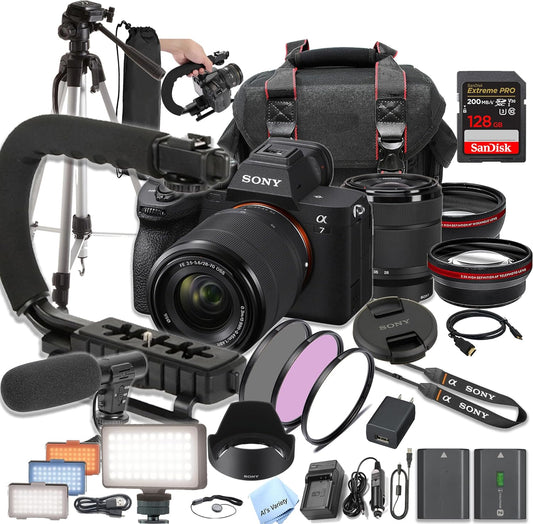 Sony A7 IV Mirrorless Camera - 28-70mm Lens Bundle (Renewed)