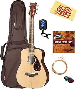 Yamaha AUS-JR2-COMBO-DLX Junior Acoustic Guitar Natural Bundle