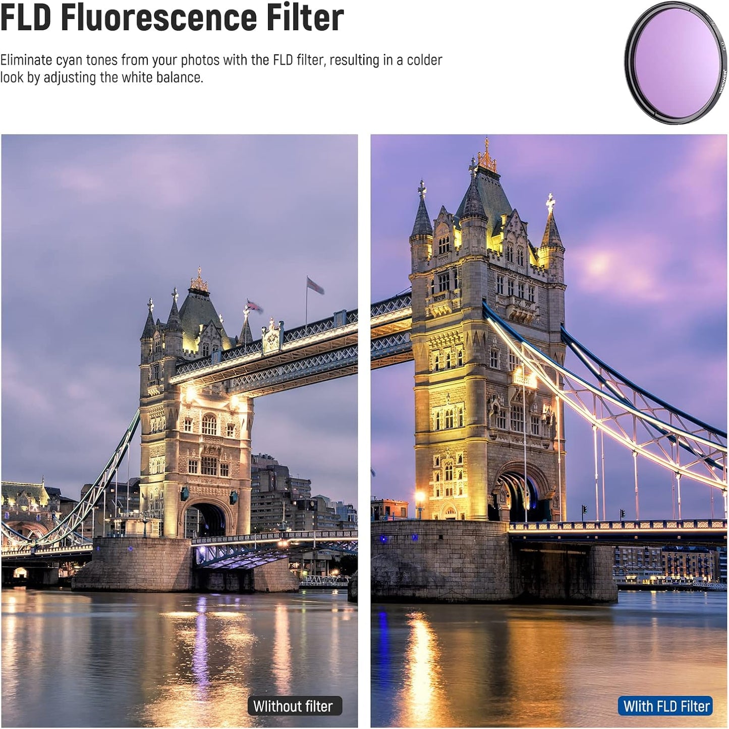 Neewer 10087419 72mm Filter and Lens Accessories Kit