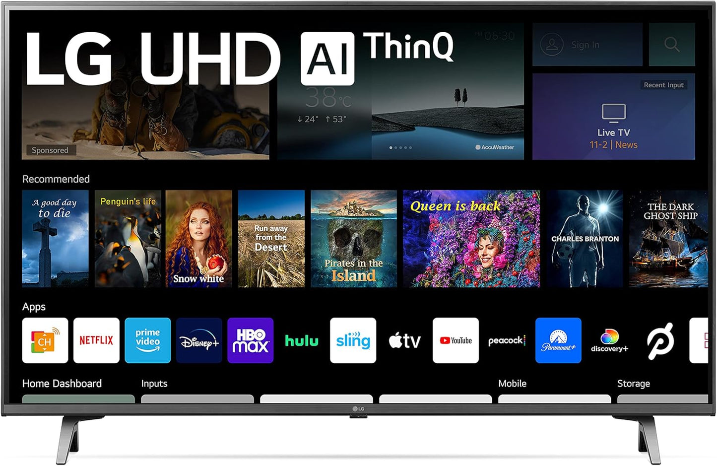 LG 43UQ9000PUD 43-Inch 4K UHD Smart TV