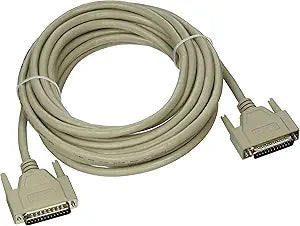 Monoprice 100383 DB25 Male to Male Parallel Cable 25ft