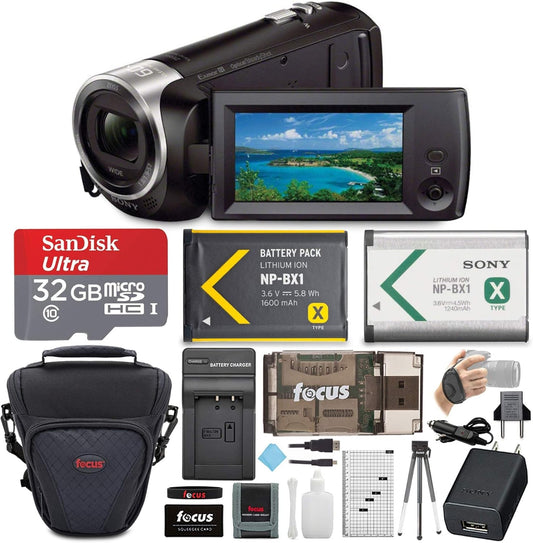 Sony HDR-CX405/B Handycam Camcorder 1080p Bundle