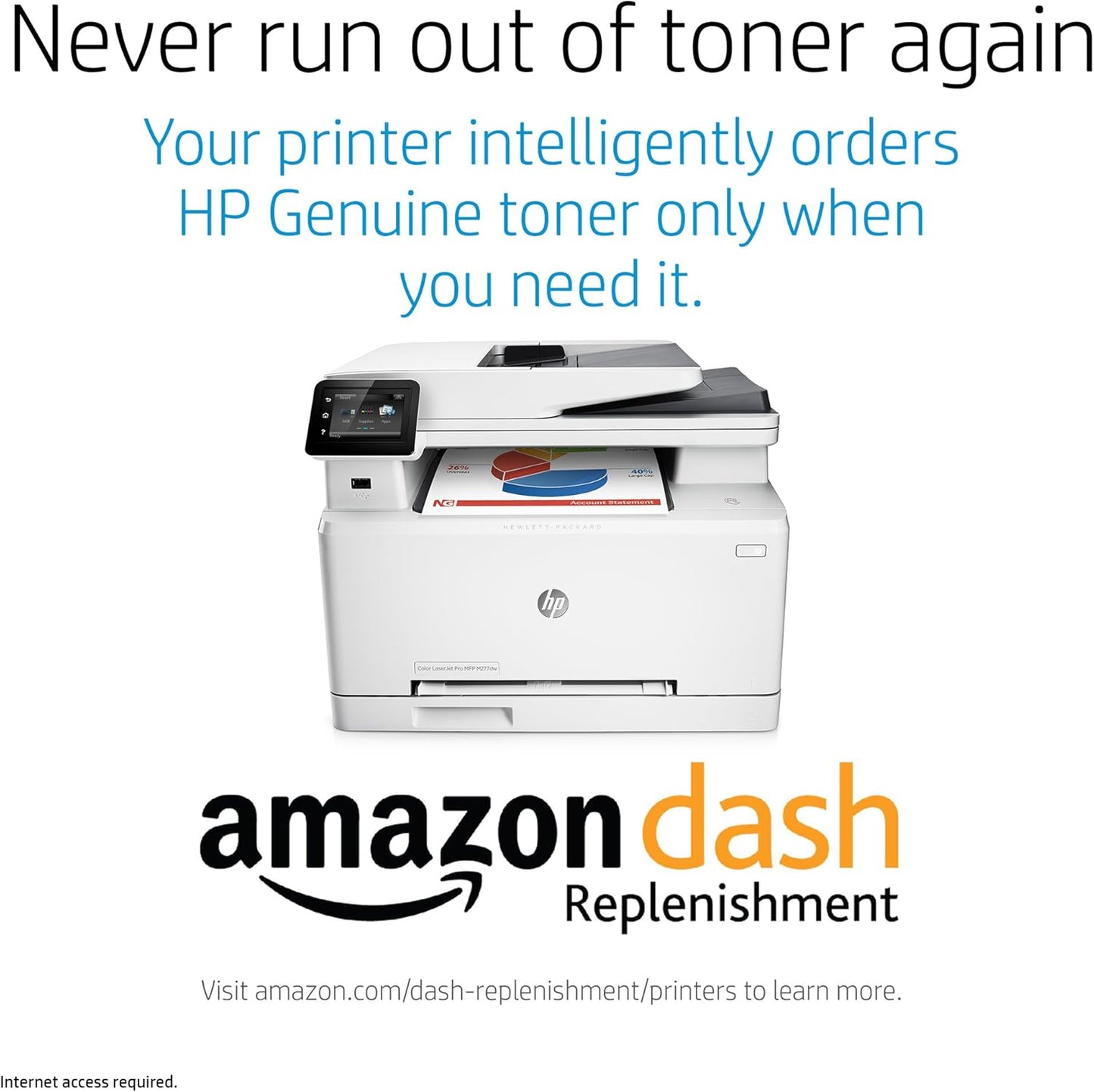 HP M277dw Wireless Color LaserJet Printer (Renewed)