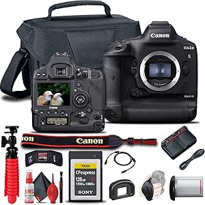 Canon 3829C002 EOS-1D X Mark III DSLR Camera Bundle Renewed