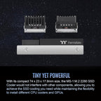Thermaltake MS-1 M.2 2280 SSD Cooler Heatsink Blower Fan