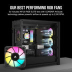 Corsair CC-9011242-WW 5000D RGB Mid-Tower Case Airflow
