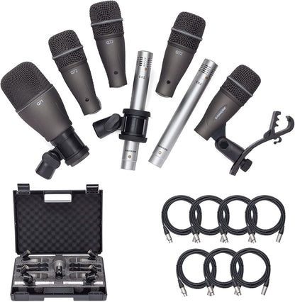 Samson DK707 7-Piece Drum Microphone Kit with Cables