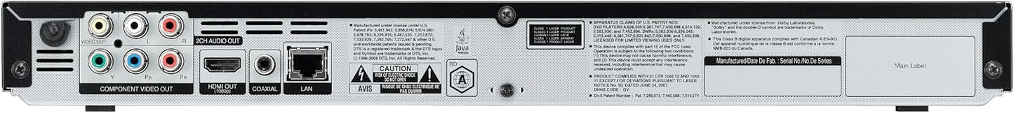 LG BD530 1080p Network Blu-ray Disc Player