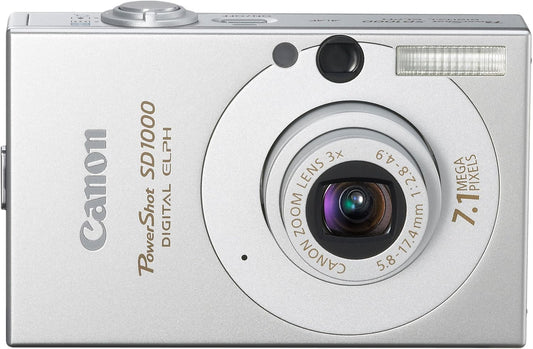 Canon 1862B001 PowerShot SD1000 7.1MP Digital Elph Silver