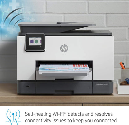 HP 1MR78A Officejet Pro 9020 Wireless Inkjet Printer (Renewed)
