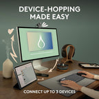 Logitech 910-007022 Pebble Mouse 2 M350s Bluetooth