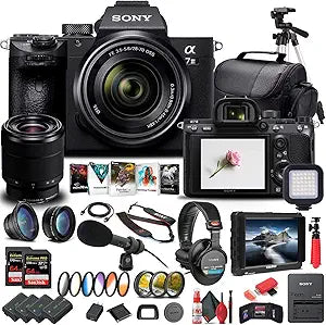 Sony ILCE7M3K/B Alpha a7 III Mirrorless Camera Bundle