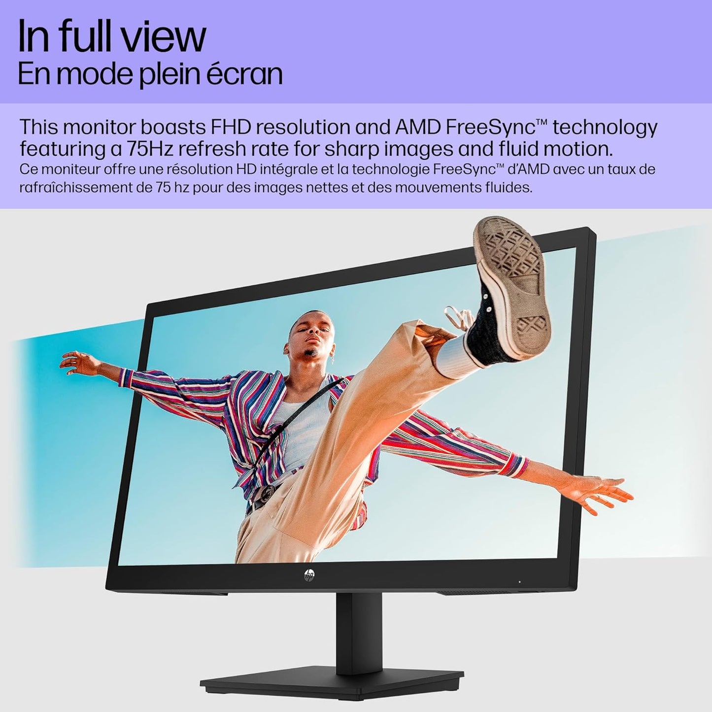 HP V22v G5 21.5-Inch FHD Monitor with AMD FreeSync