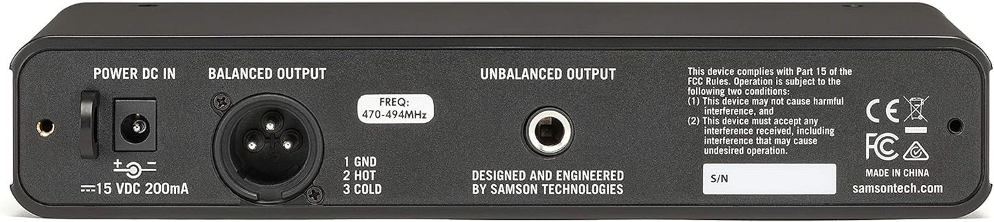 Samson SWC88XHQ7-D Concert 88x Wireless Handheld Microphone