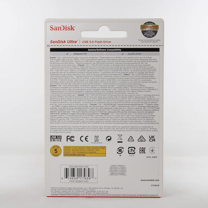 SanDisk SDCZ48-128G-U46 128GB Ultra USB 3.0 Flash Drive