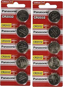 Panasonic CR2032-PANASONIC-10PACK 3V Lithium Battery 10-Pack