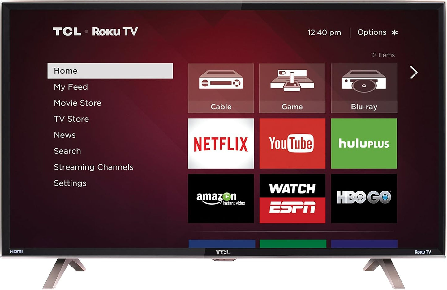 TCL 32S3850 32-Inch 720p Roku Smart LED TV (2015 Model)