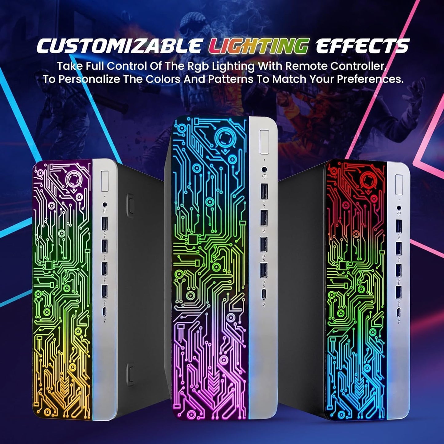 HP ProDesk 600 G3 i5 RGB Desktop PC Renewed