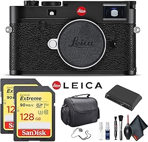 Leica M10 Digital Rangefinder Camera (Black) Master Kit