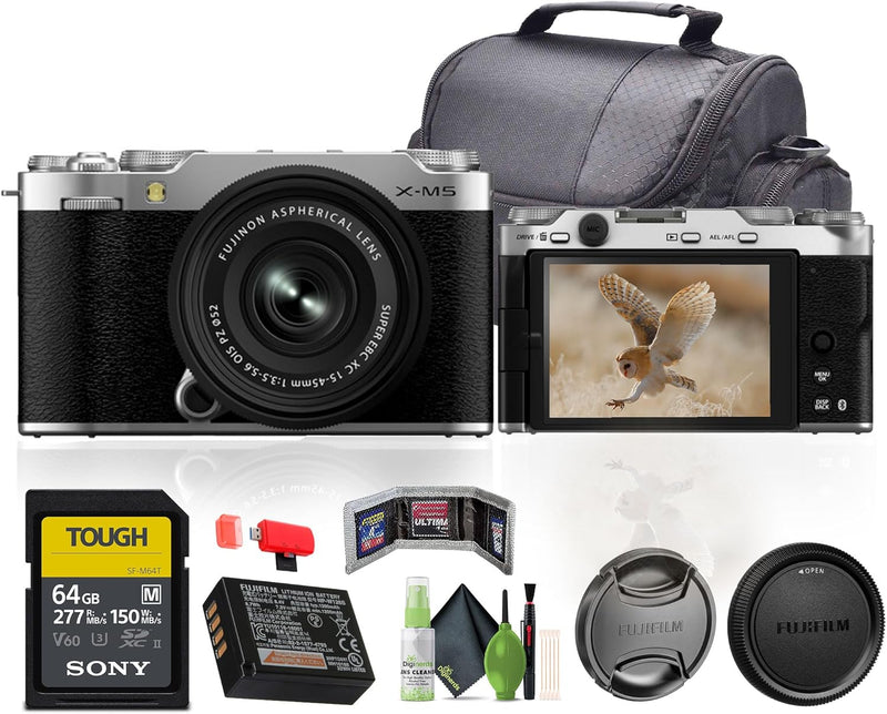 Fujifilm 16900771 X-M5 Mirrorless Camera Kit with 15-45mm Lens — main product image