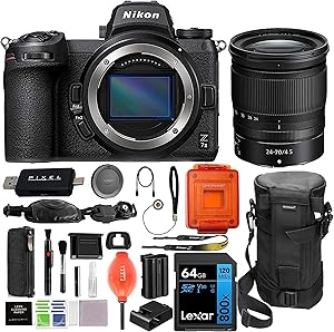 Nikon Z 7II FX Mirrorless Camera 24-70mm Lens Kit Bundle