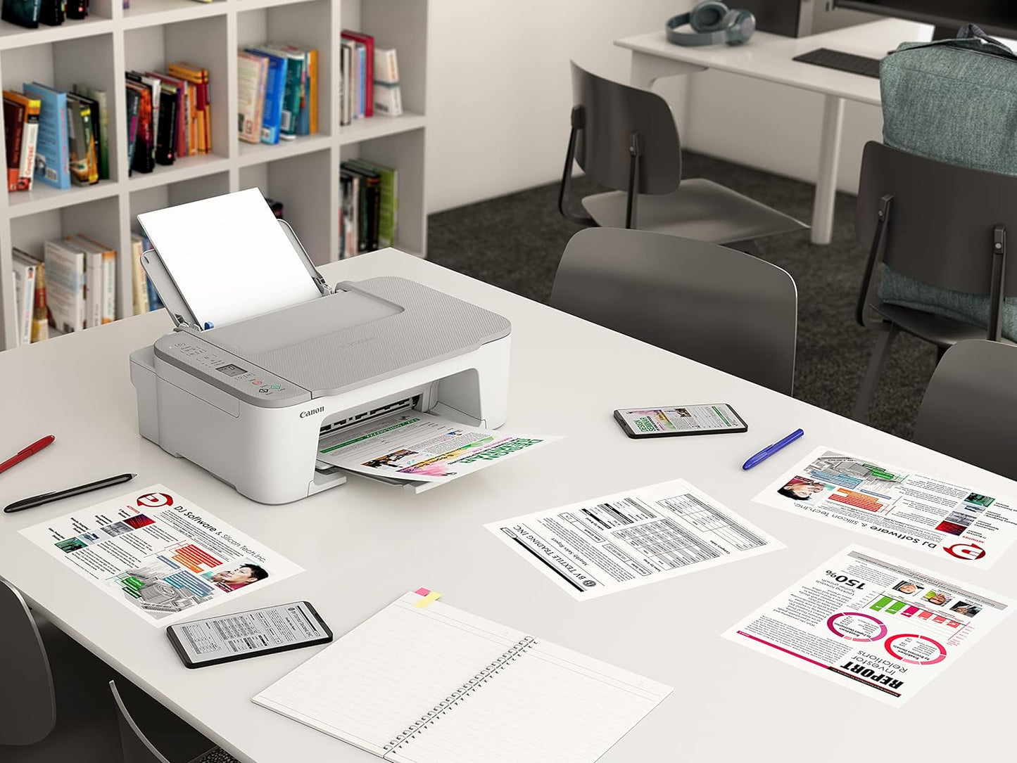 Canon 4977C022 PIXMA TS3520 Wireless All-in-One Printer (White)