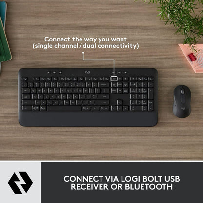 Logitech 920-010909 Signature MK650 Wireless Keyboard and Mouse Combo