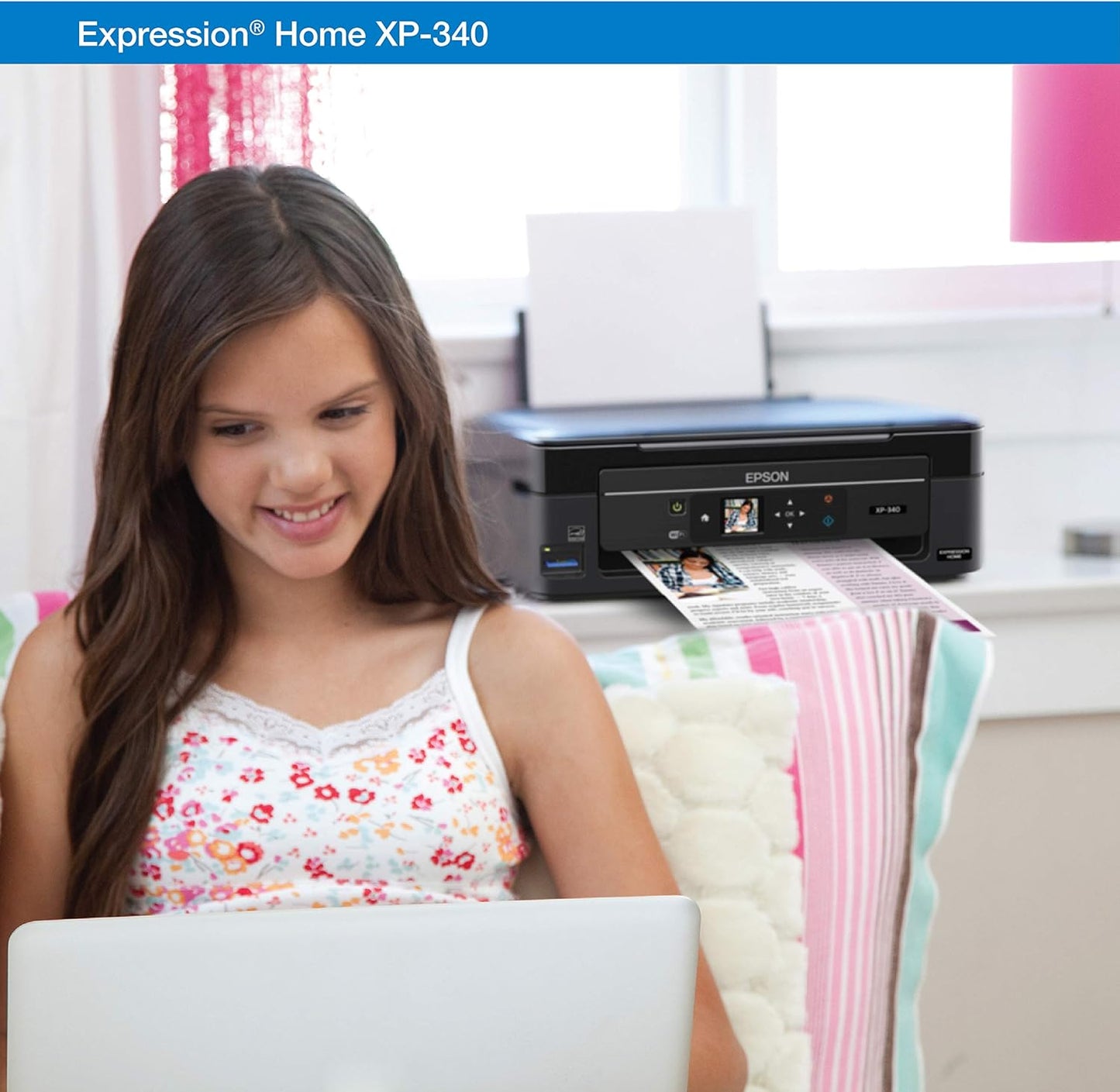 Epson XP-340 Expression Home Wireless Color Photo Printer