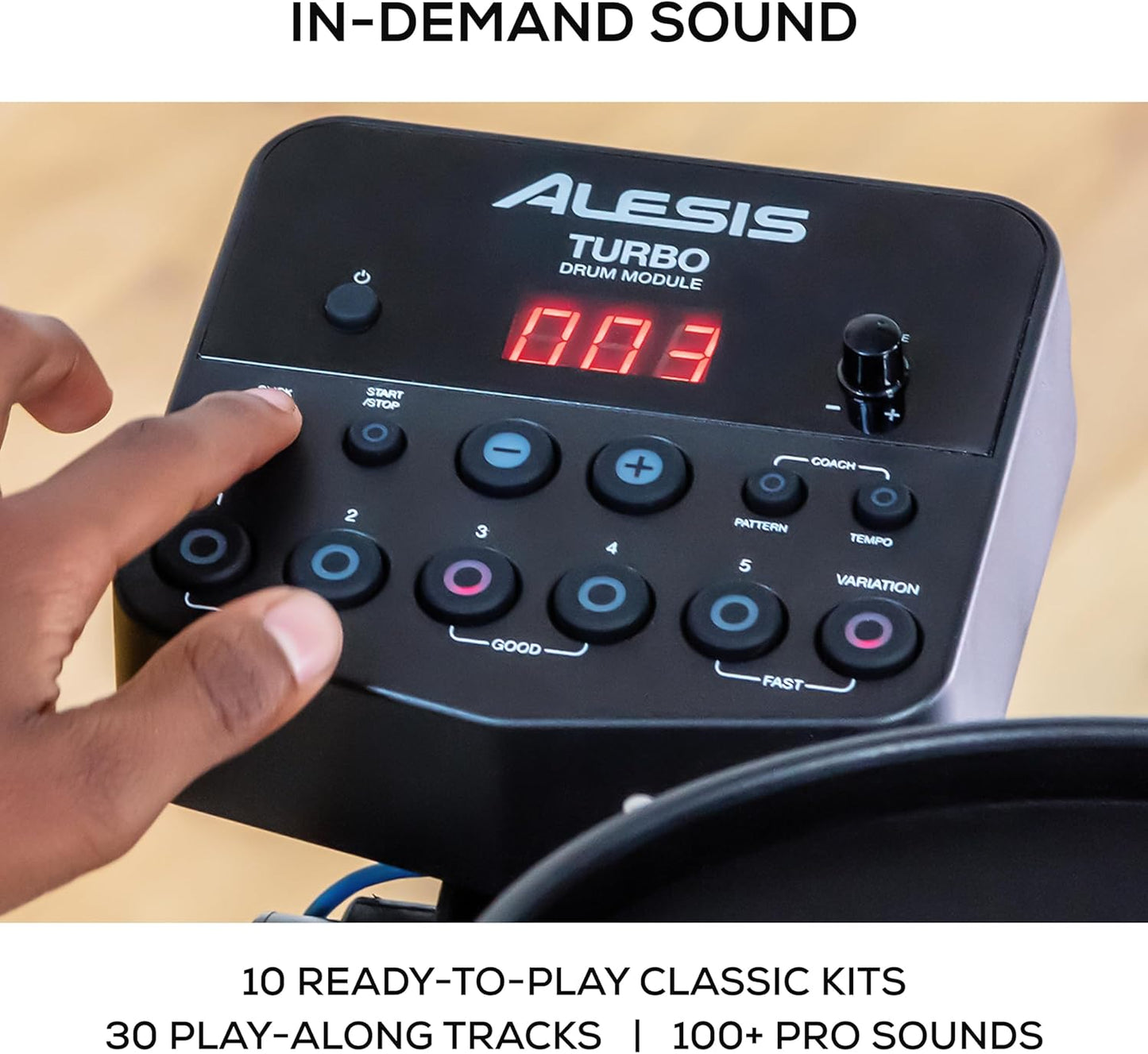 Alesis Turbo Mesh Kit Electronic Drum Set - Mesh Heads