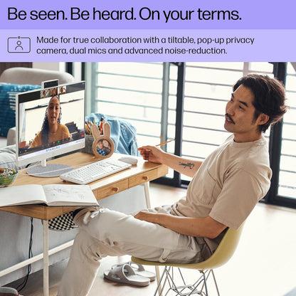 HP 8R2K4AA#ABA 23.8-inch All-in-One Desktop i3-N300