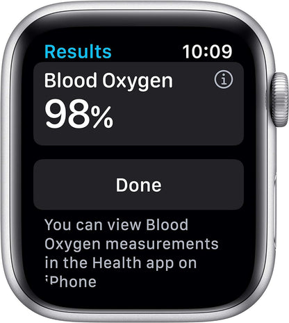 Apple Series 6 44mm GPS Silver Aluminum Renewed