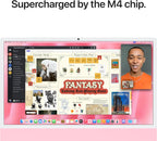 Apple MWV53LL/A 2024 iMac - M4 Chip, 16GB, 512GB SSD, 24